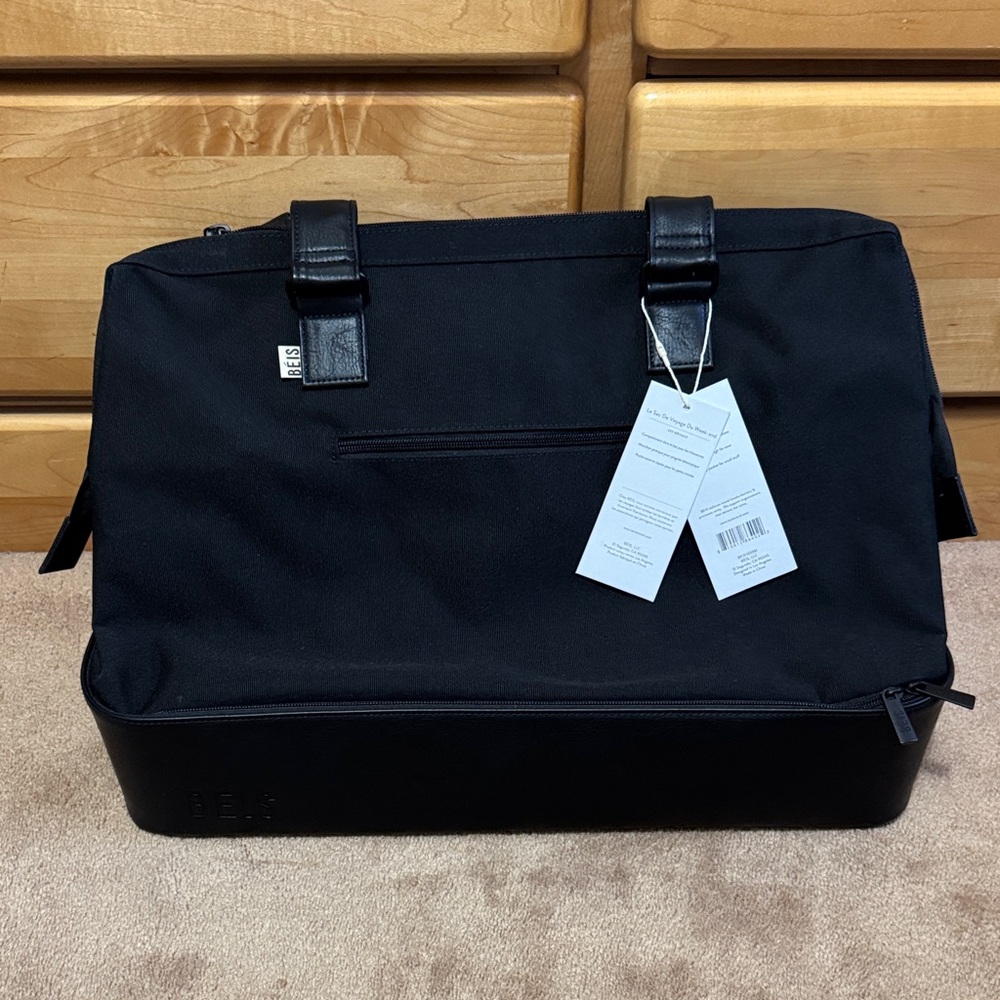 BEIS Black The Weekender Duffle Bag - Picture 6 of 16